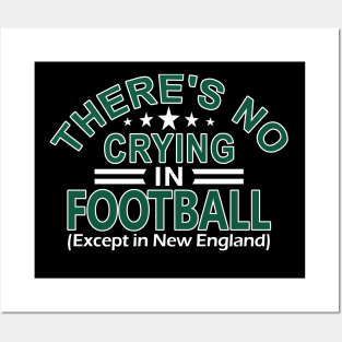 New York Pro Football - Funny No Crying Posters and Art